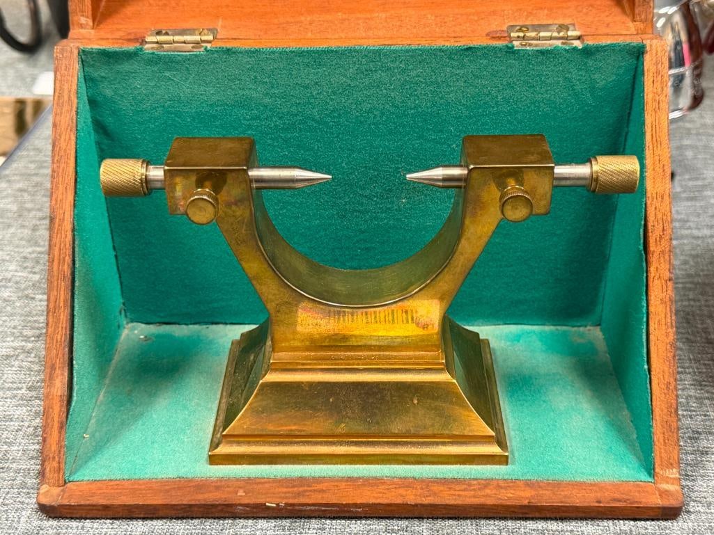 VINTAGE BRASS WATCHMAKER'S JACOT TOOL OR PIVOT LATHE FOR CLEANING / POLISHING WATCH COMPONENTS - 2