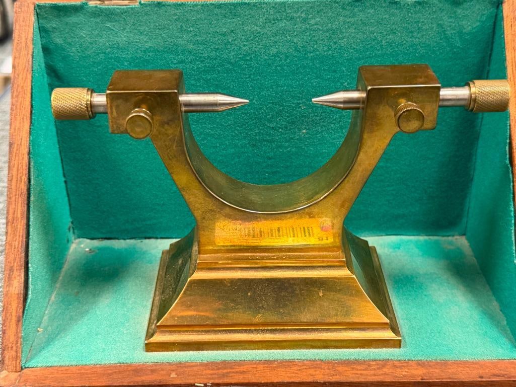 VINTAGE BRASS WATCHMAKER'S JACOT TOOL OR PIVOT LATHE FOR CLEANING / POLISHING WATCH COMPONENTS - 3