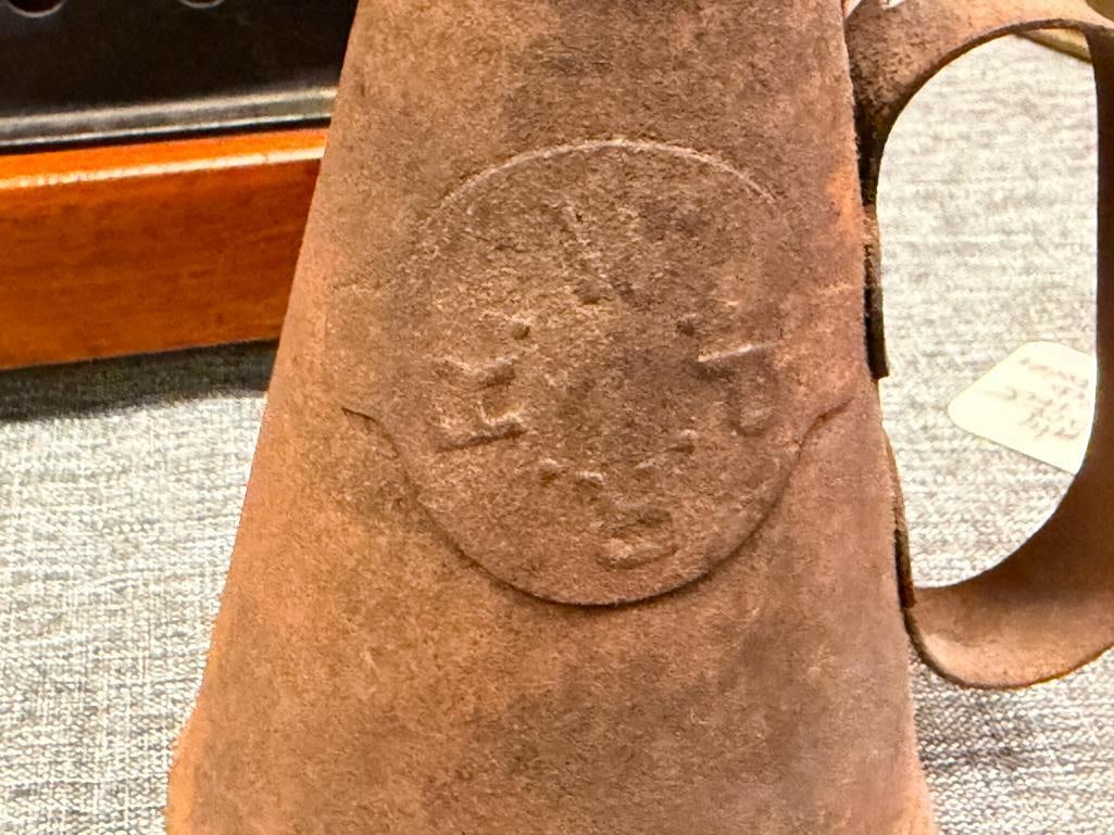 EARLY 20TH CENTURY WESTERN PACIFIC RAIL ROAD CONICAL OIL CAN MADE BY EAGLE MANUFACTURING CO. - 3
