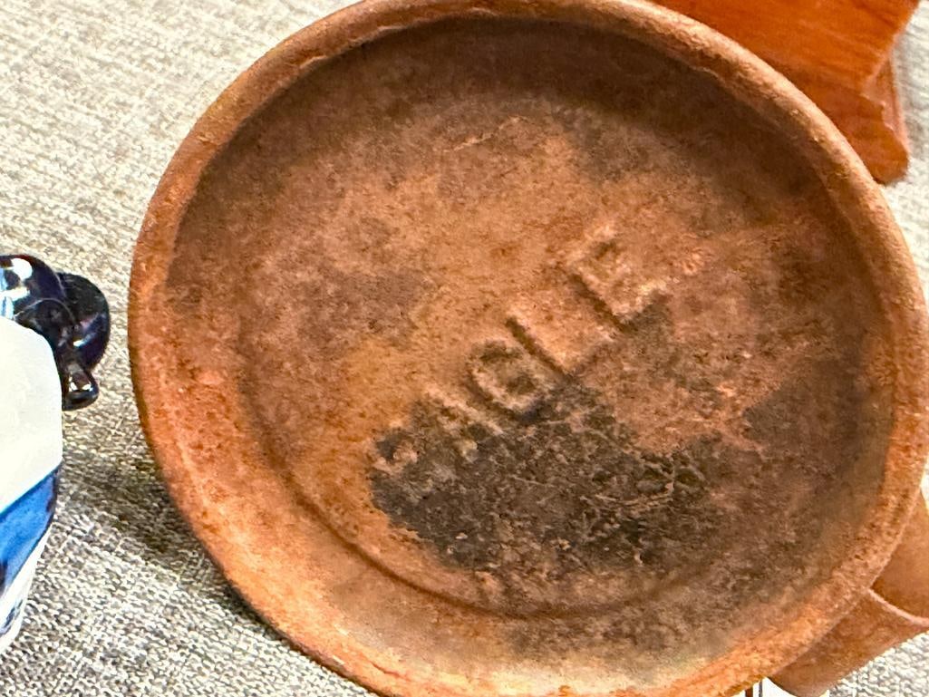 EARLY 20TH CENTURY WESTERN PACIFIC RAIL ROAD CONICAL OIL CAN MADE BY EAGLE MANUFACTURING CO. - 5