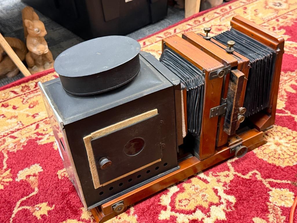 ANTIQUE MAGIC PROJECTOR / LANTERN CIRCA 19TH CENTURY POSSIBLY FRENCH MADE - 7