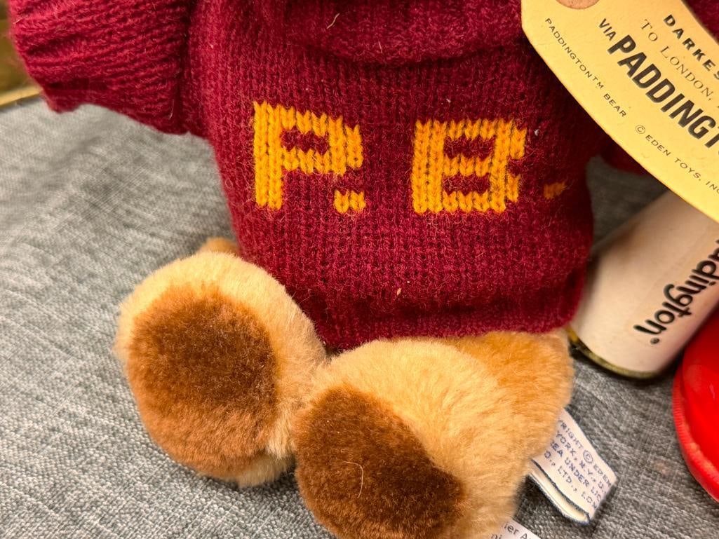 EDEN TOYS INC. DARKEST PERU PADDINGTON BEARS TOTAL OF THREE - 12