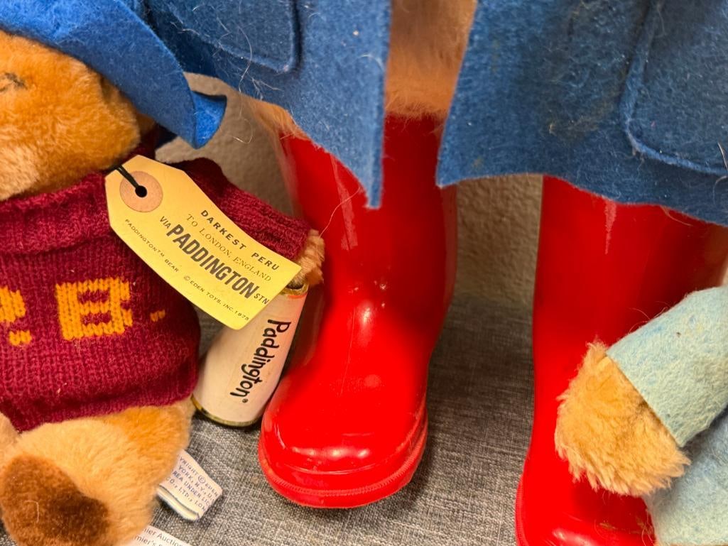 EDEN TOYS INC. DARKEST PERU PADDINGTON BEARS TOTAL OF THREE - 5