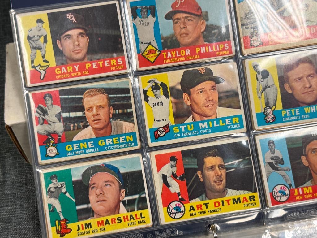 1960 TOPPS BASEBAL CARD SET CURT FLOOD, HARMON KILLEBREW, ORIOLES TEAM, WES COVINGTON, ROY SIEVERS - 10