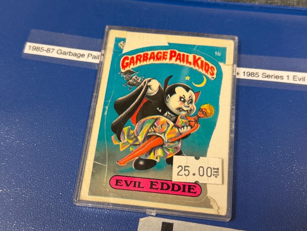 1985 - 1987 GARBAGE PAIL KIDS SERIES 1-12 COLLECTOR STICKER CARDS PLUS EVIL EDDIE CARD - 2