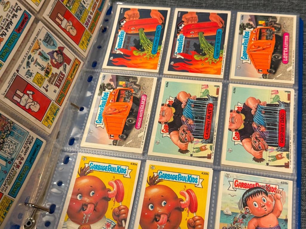 1985 - 1987 GARBAGE PAIL KIDS SERIES 1-12 COLLECTOR STICKER CARDS PLUS EVIL EDDIE CARD - 5
