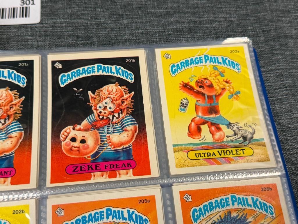 1985 - 1987 GARBAGE PAIL KIDS SERIES 1-12 COLLECTOR STICKER CARDS PLUS EVIL EDDIE CARD - 8