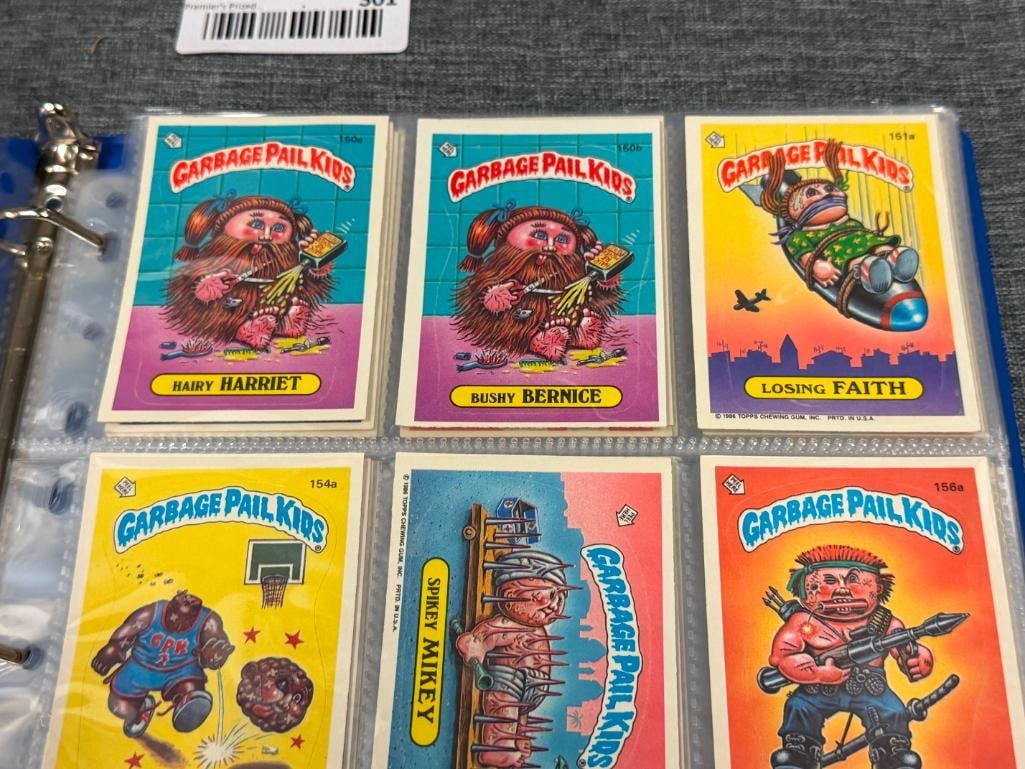 1985 - 1987 GARBAGE PAIL KIDS SERIES 1-12 COLLECTOR STICKER CARDS PLUS EVIL EDDIE CARD - 9