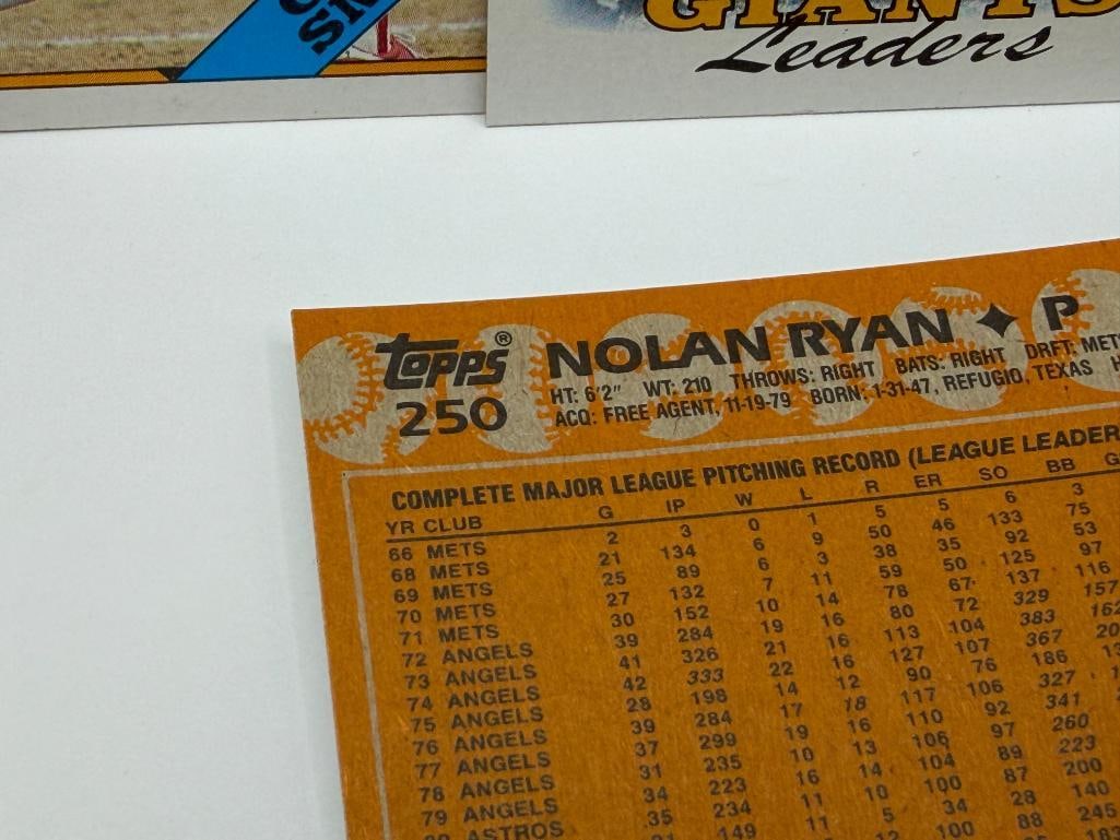 1988 TOPPS BASEBALL CARD COMPLETE SET FEATURING NOLAN RYAN, TOM GLAVINE MARK MCGWIRE, AND MORE - 10