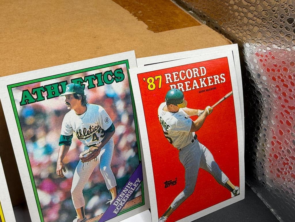 1988 TOPPS BASEBALL CARD COMPLETE SET FEATURING NOLAN RYAN, TOM GLAVINE MARK MCGWIRE, AND MORE - 6