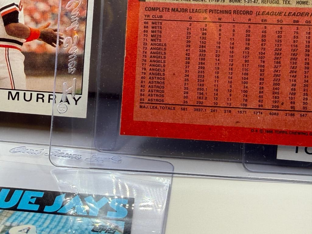 1986 TOPPS BASEBALL CARD SET FEATURING NOLAN RYAN, PETE ROSE, TONY GWYNN, AND MORE - 11