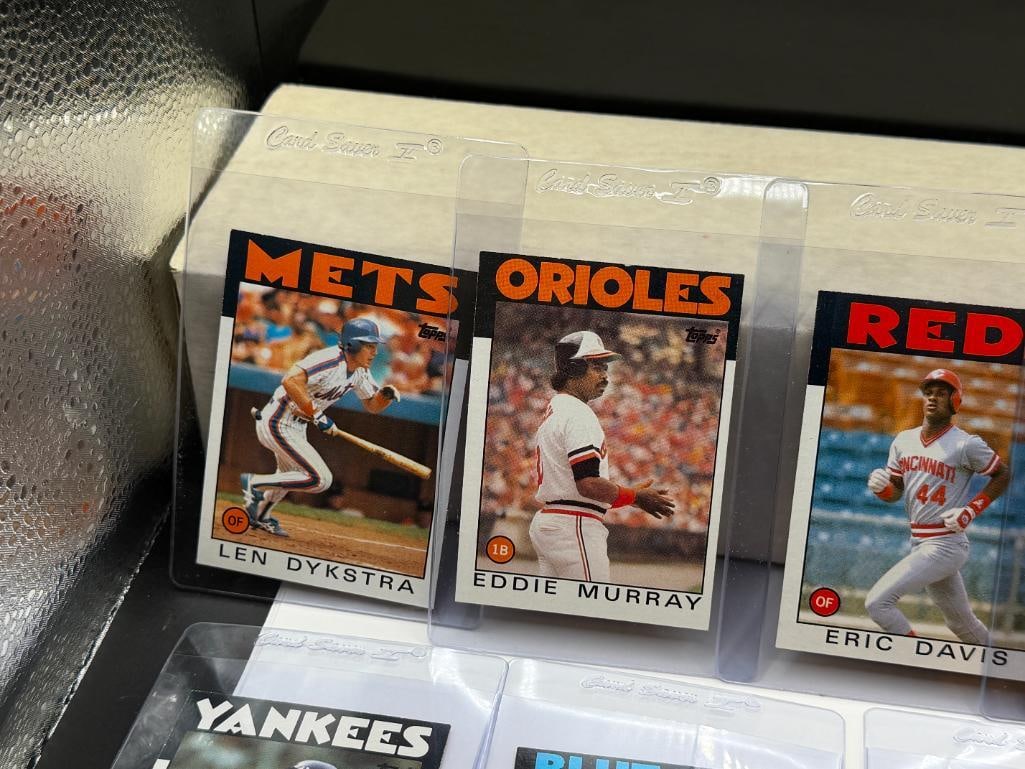 1986 TOPPS BASEBALL CARD SET FEATURING NOLAN RYAN, PETE ROSE, TONY GWYNN, AND MORE - 4