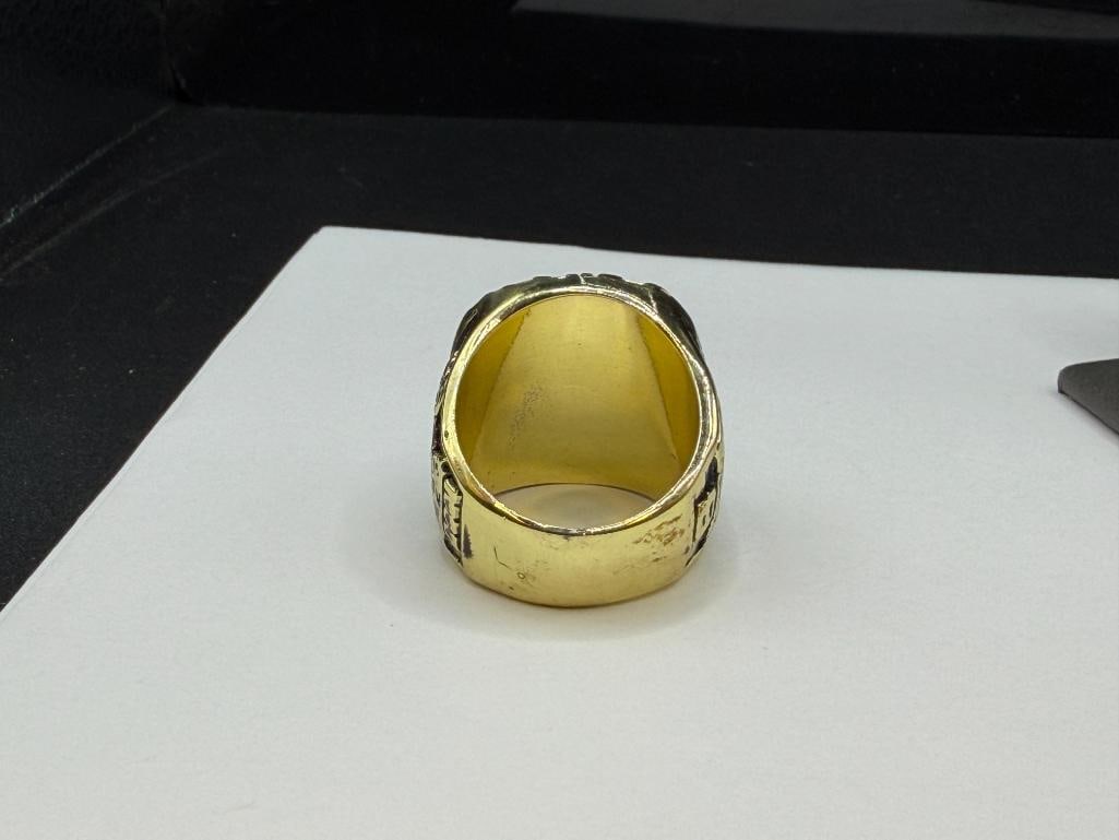 2001 LOS ANGELES LAKERS KOBE BRYANT NBA CHAMPIONSHIP REPLICA RING - 5