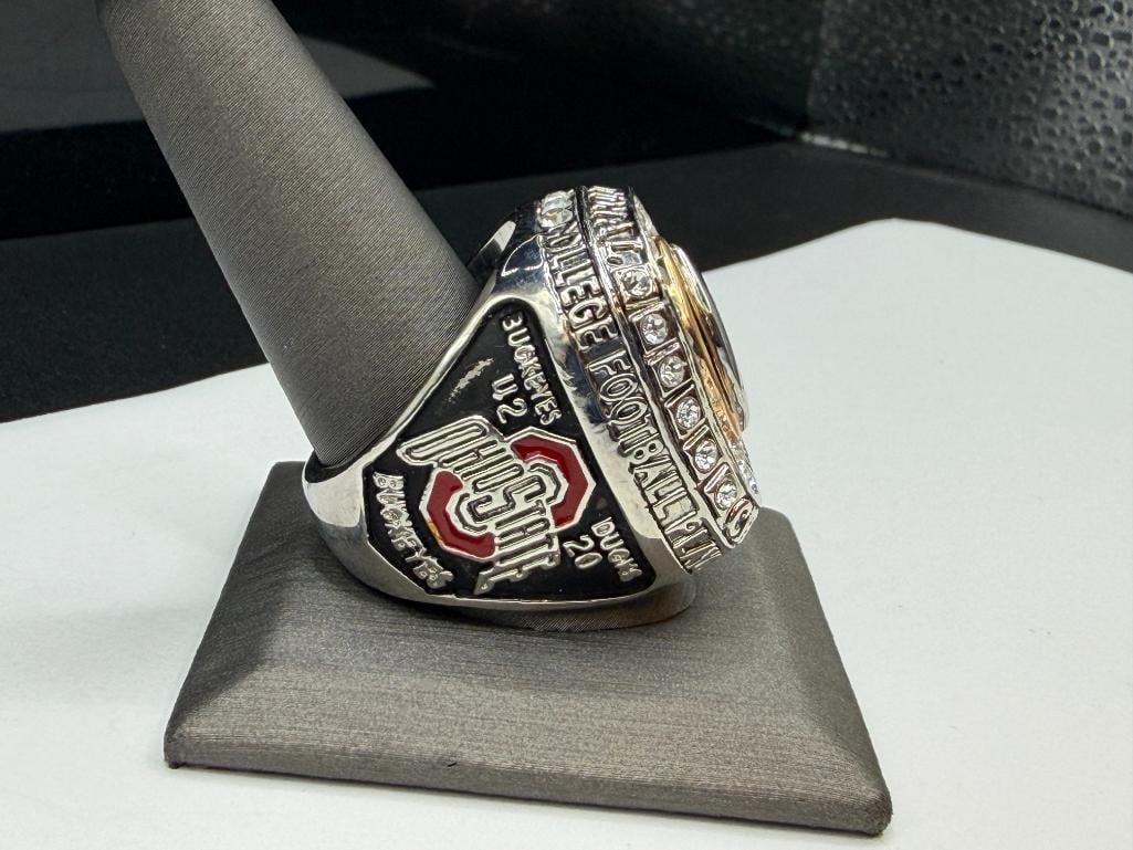 2015 OHIO STATES BUCKEYES EZEKIEL ELLIOTT NCAA COLLEGE CHAMPIONSHIP REPLICA RING - 3