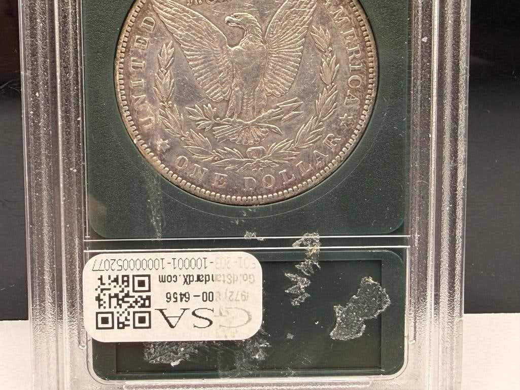 1891-CC U.S. MORGAN SILVER DOLLAR - 8