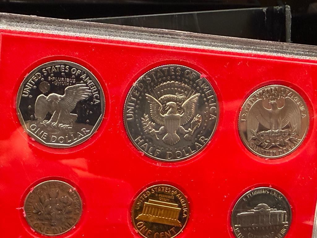 1974 AND TWO 1980 U.S. PROOF SETS FEATURING SIX COINS EACH AND SAN FRANCISCO MINT MARKS - 13