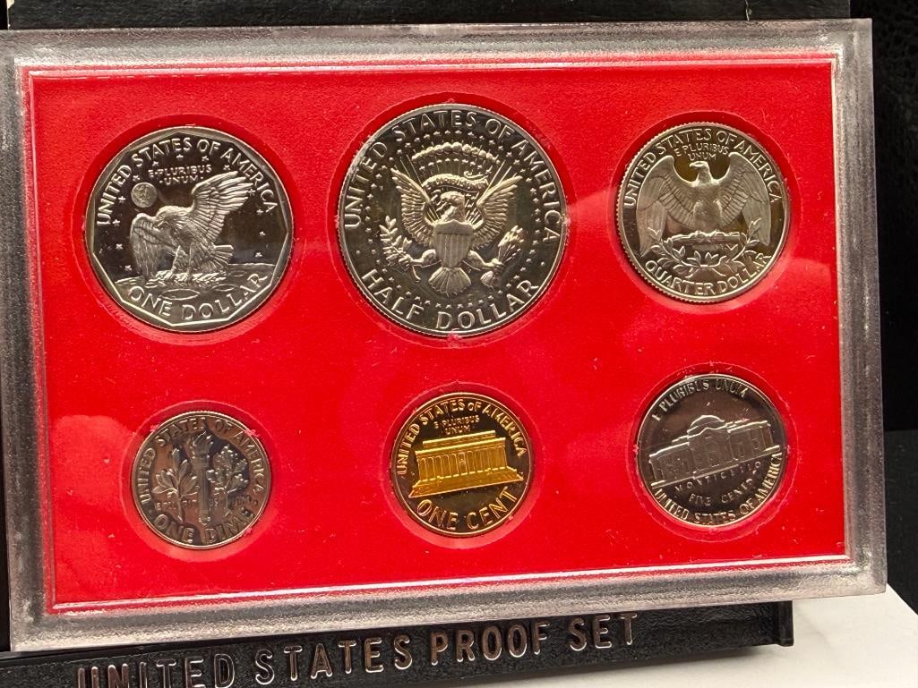 1974 AND TWO 1980 U.S. PROOF SETS FEATURING SIX COINS EACH AND SAN FRANCISCO MINT MARKS - 9