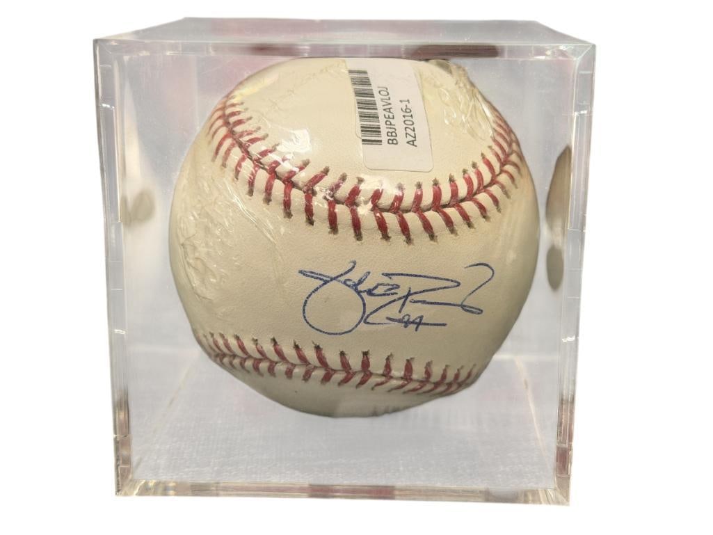 JAKE PEAVY FORMER BASEBALL PLAYER AUTOGRAPHED BASEBALL LOJO AUTHENTICATED (1 of 5)