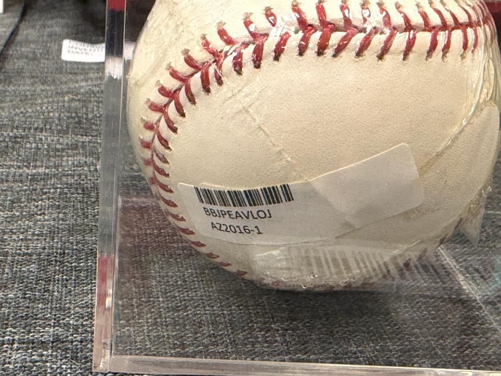 JAKE PEAVY FORMER BASEBALL PLAYER AUTOGRAPHED BASEBALL LOJO AUTHENTICATED - 5
