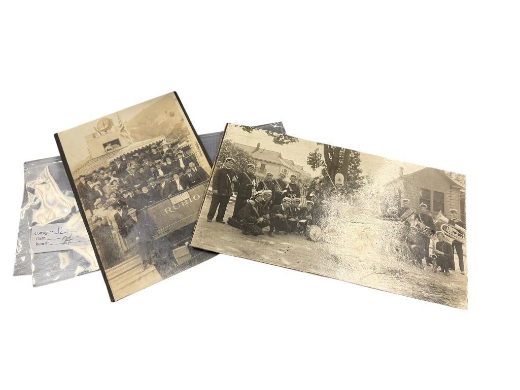 TWO ANTIQUE EARLY CALIFORNIA BLACK AND WHITE PHOTOGRAPHS INCLUDING RUBIO CAR OF MOUNT LOWE RAILWAY (1 of 4)