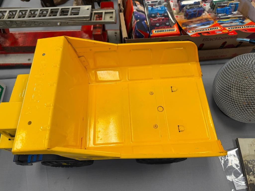 VINTAGE TONKA TURBO-DIESEL DUMP TRUCK PRESSED STEEL CHILD'S TOY - 3