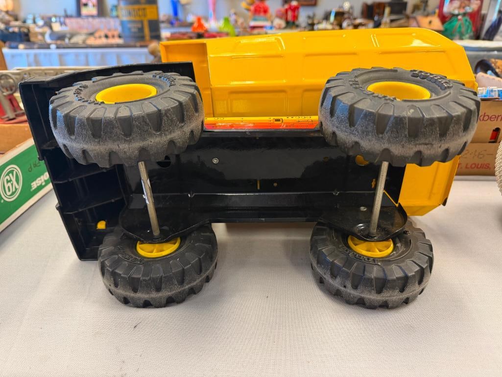 VINTAGE TONKA TURBO-DIESEL DUMP TRUCK PRESSED STEEL CHILD'S TOY - 8