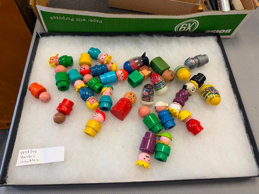VINTAGE MID-1970'S FISHER PRICE LITTLE PEOPLE AND HASBRO WEEBLES TOYS - 2