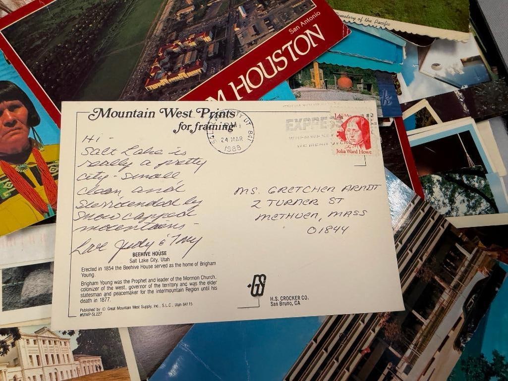 ASSORTED VINTAGE POSTCARDS FROM ALL OVER THE WORLD - 8