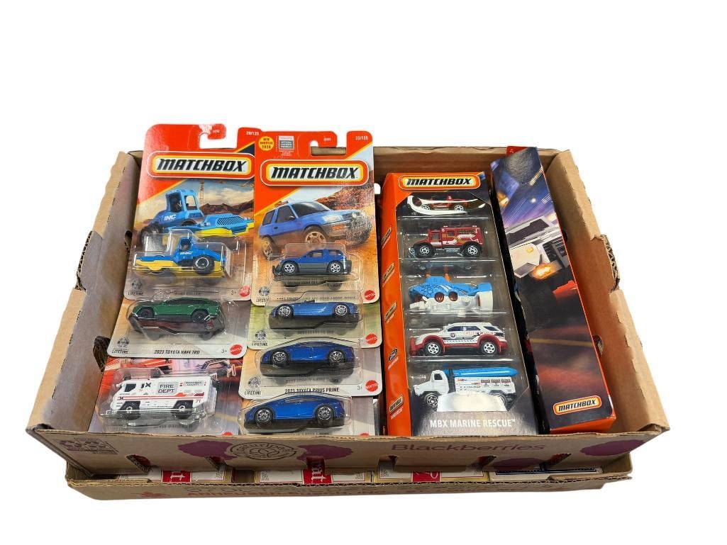 SEVEN NEW MATCHBOX DIECAST CARS BY MATTEL AND FIVE SETS OF MATCHBOX CARS INCLUDING MBX MARINE RES... (1 of 10)