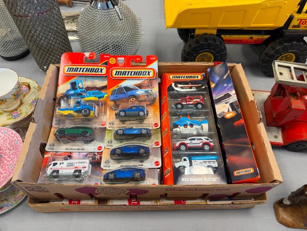SEVEN NEW MATCHBOX DIECAST CARS BY MATTEL AND FIVE SETS OF MATCHBOX CARS INCLUDING MBX MARINE RES... - 2