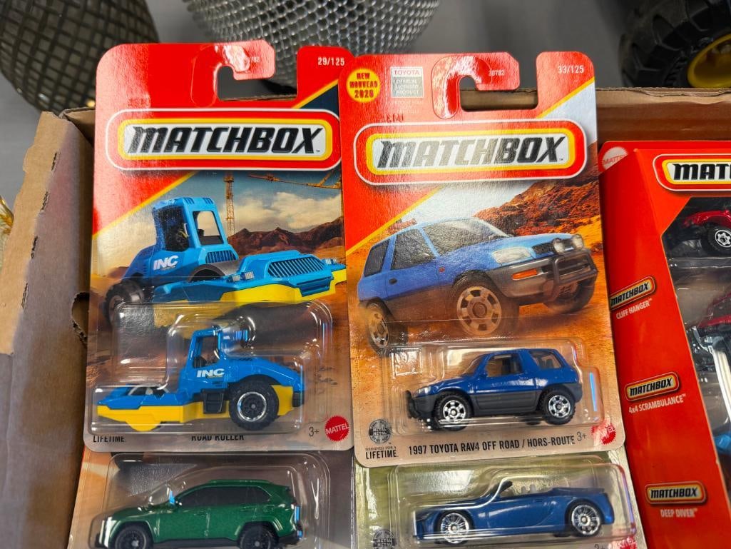 SEVEN NEW MATCHBOX DIECAST CARS BY MATTEL AND FIVE SETS OF MATCHBOX CARS INCLUDING MBX MARINE RES... - 4