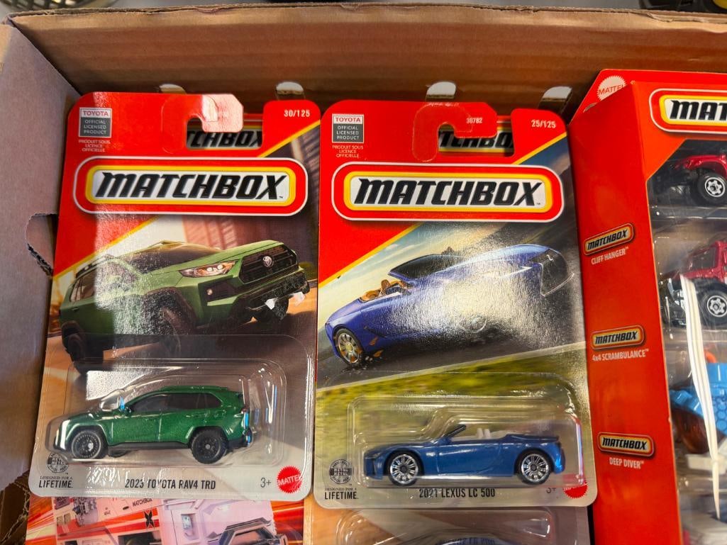 SEVEN NEW MATCHBOX DIECAST CARS BY MATTEL AND FIVE SETS OF MATCHBOX CARS INCLUDING MBX MARINE RES... - 5