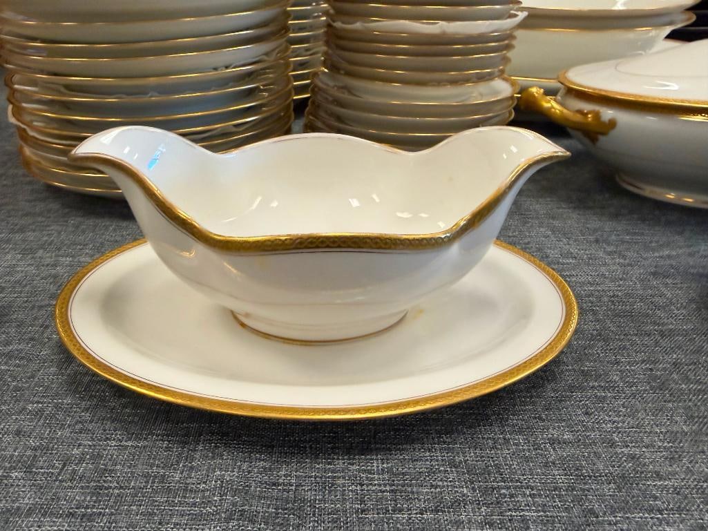 67 PIECES OF HAVILAND FRANCE LIMOGES MARQUIS PATTERN CHINA - 6