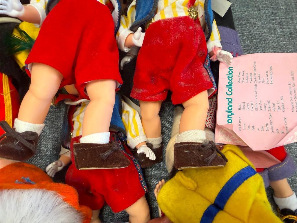 ASSORTED COLLECTIBLE DOLLS INCLUDING MOSTLY PINOCCHIO, STORYLAND COLLECTION, MADAME ALEXANDER, ETC. - 6