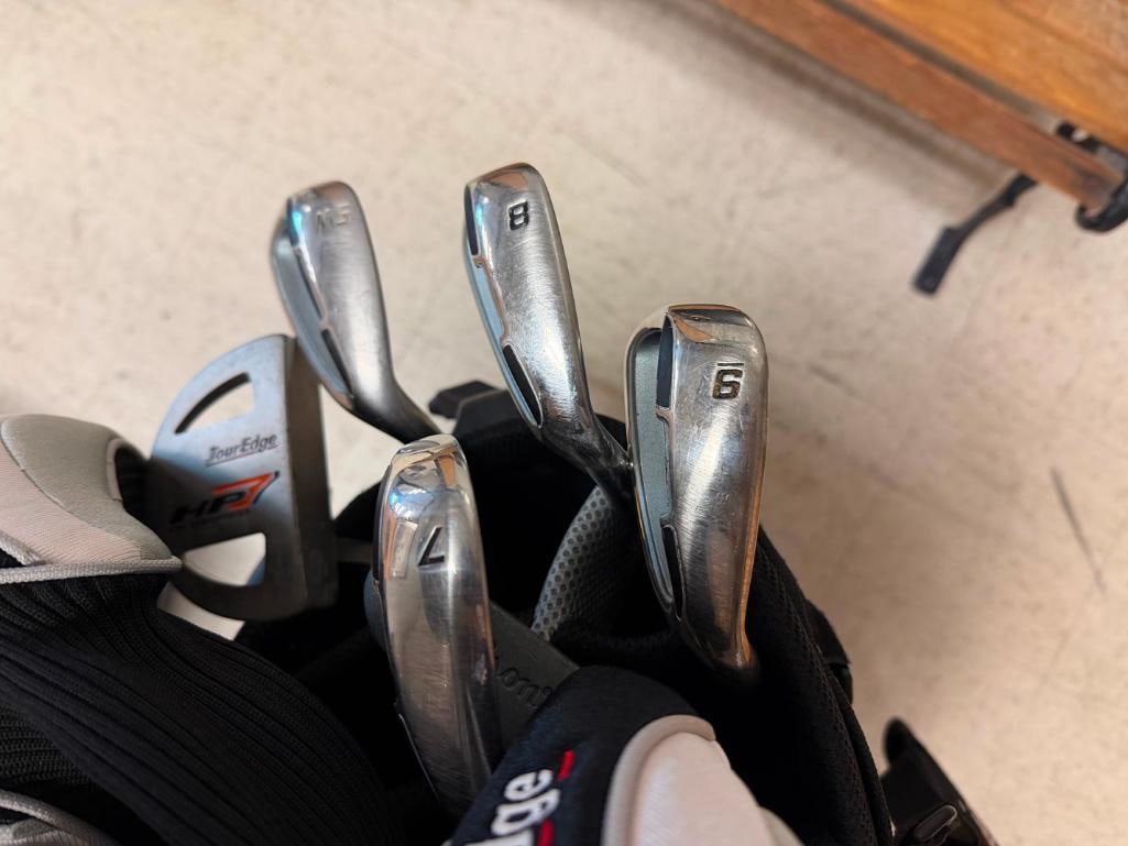 SET OF HIGH PERFORMANCE TOUREADGE HP GOLF CLUBS - 9