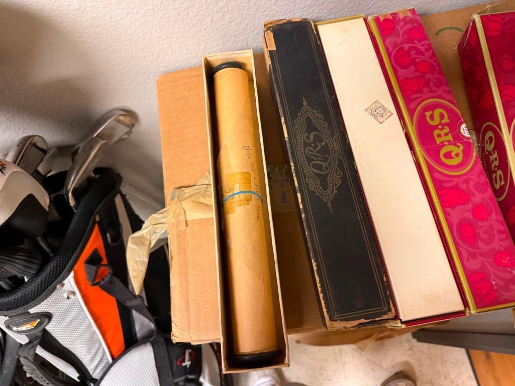 THREE BOXES OF ANTIQUE PIANO ROLLS FOR PLAYER PIANO - 4