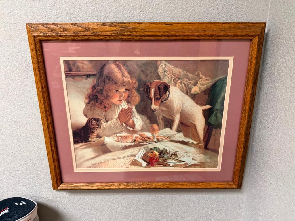 " SUSPENSE " PRINT BY BRITISH ARTIST CHARLES BURTON BARBER - 2