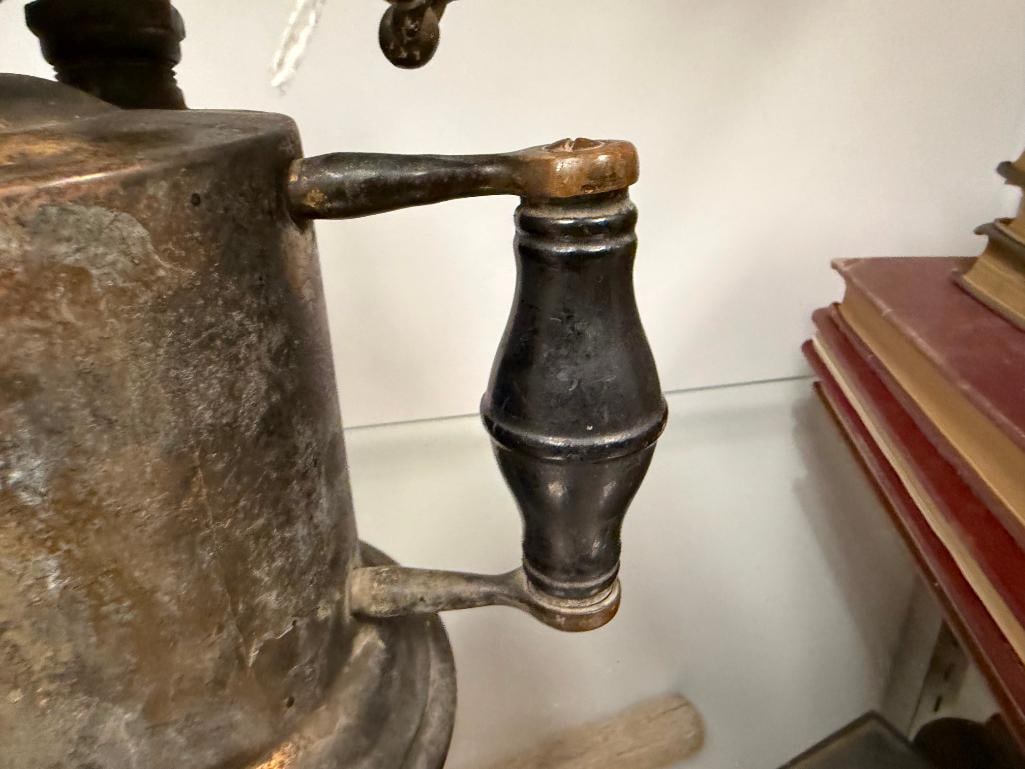 TWO ANTIQUE BRASS BLOWTORCHES BY CLAYTON & LAMBERT MFG. OF DETROIT MICHIGAN - 14