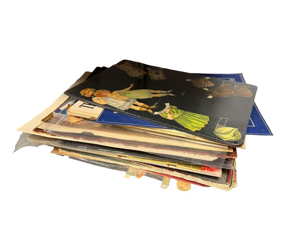 ASSORTED EPHEMERA INCLUDING 1920'S LITERY DIGEST, SHEET MUSIC, AND MORE: GREAT COLLECTION