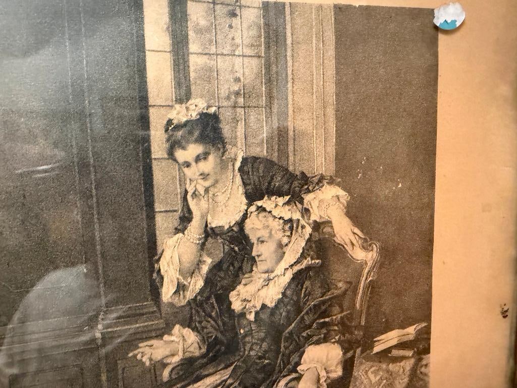 " PRESENTING THE BRIDE " 19TH CENTURY ETCHING BY A. KOPTA FROM OTTO ERDMANN PAINTING - 5
