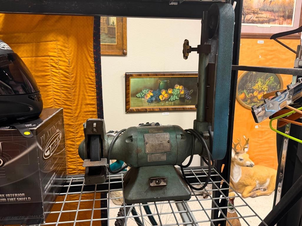 KALAMAZOO INDUSTRIES HEAVY DUTY BALL BEARING BENCH GRINDER 439B - 3