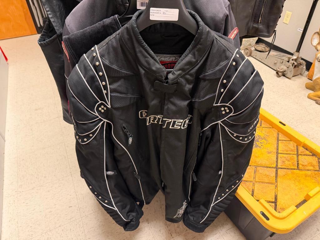 BLACK CORTECH DRAX MOTORCYCLE JACKET - 2