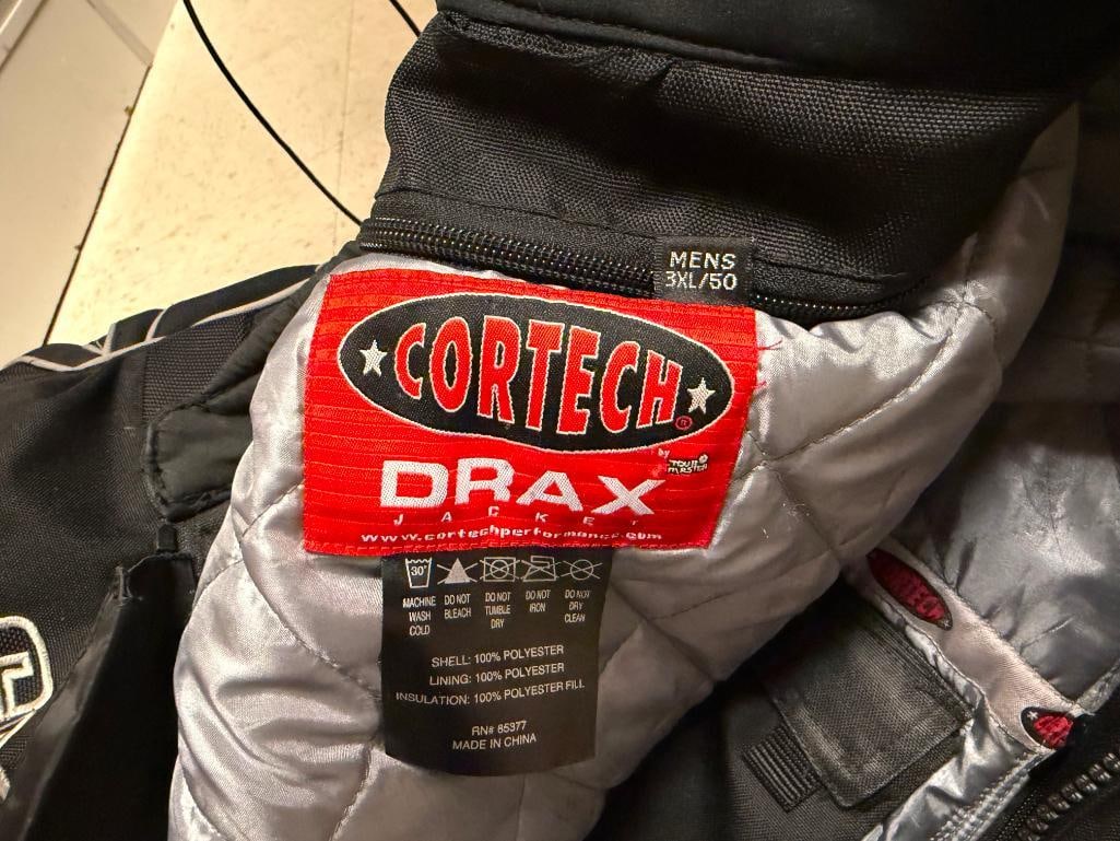 BLACK CORTECH DRAX MOTORCYCLE JACKET - 8