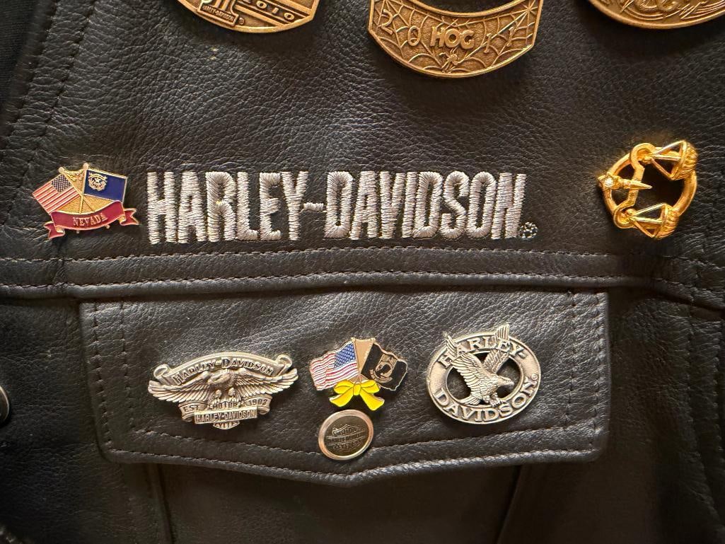 HARLEY-DAVIDSON MOTOCYCLES NEVADA THEMED LIFE MEMBER MOTORCYCLE JACKET - 11