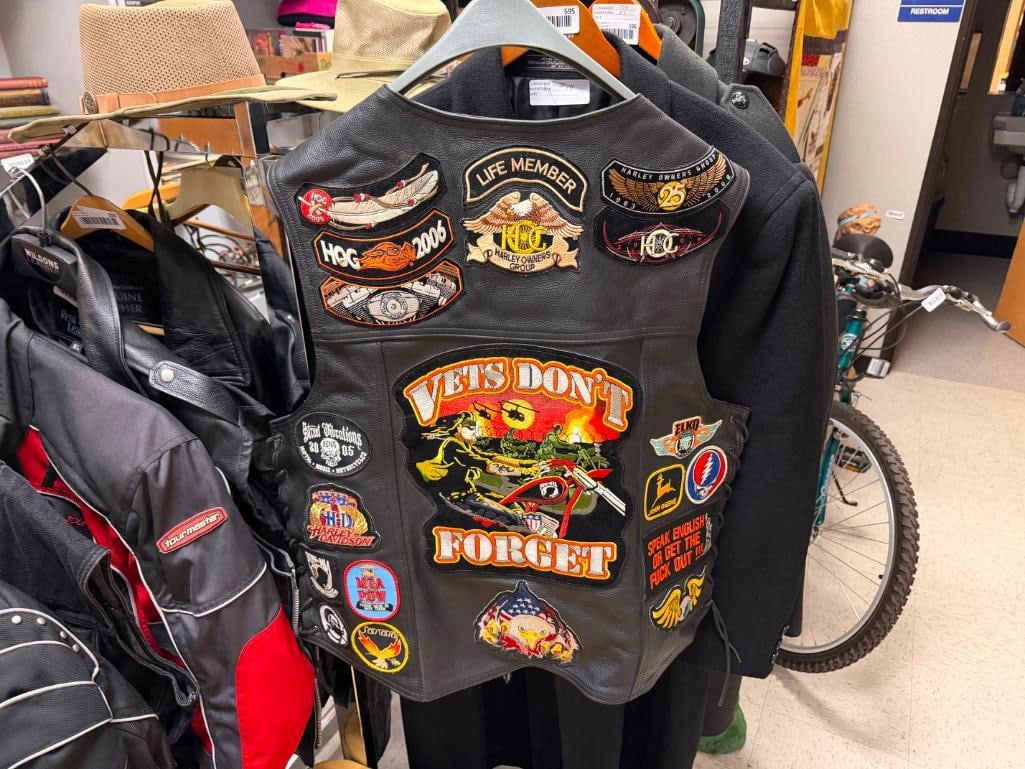 HARLEY-DAVIDSON MOTOCYCLES NEVADA THEMED LIFE MEMBER MOTORCYCLE JACKET - 14