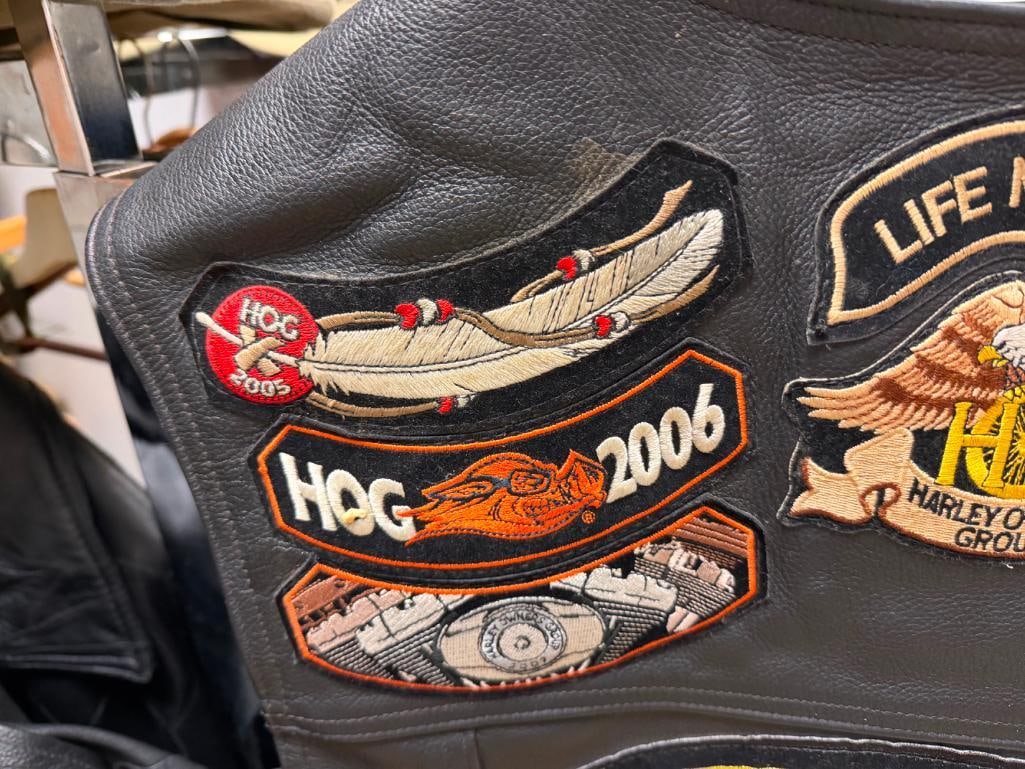 HARLEY-DAVIDSON MOTOCYCLES NEVADA THEMED LIFE MEMBER MOTORCYCLE JACKET - 15