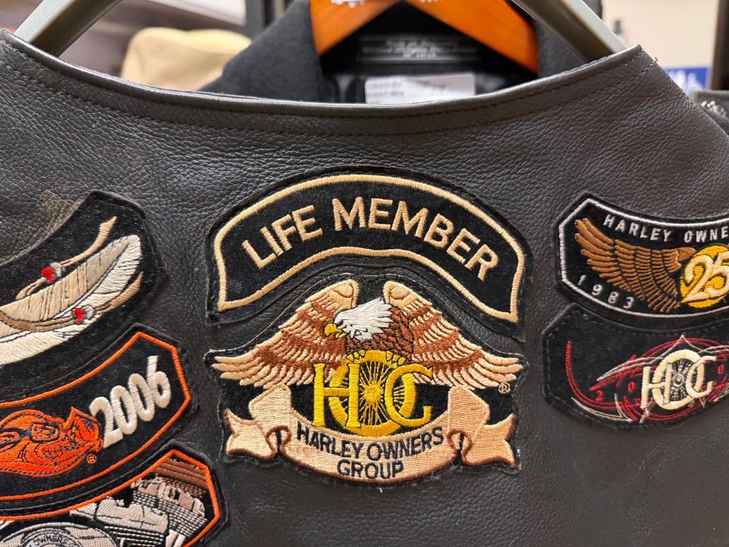 HARLEY-DAVIDSON MOTOCYCLES NEVADA THEMED LIFE MEMBER MOTORCYCLE JACKET - 16