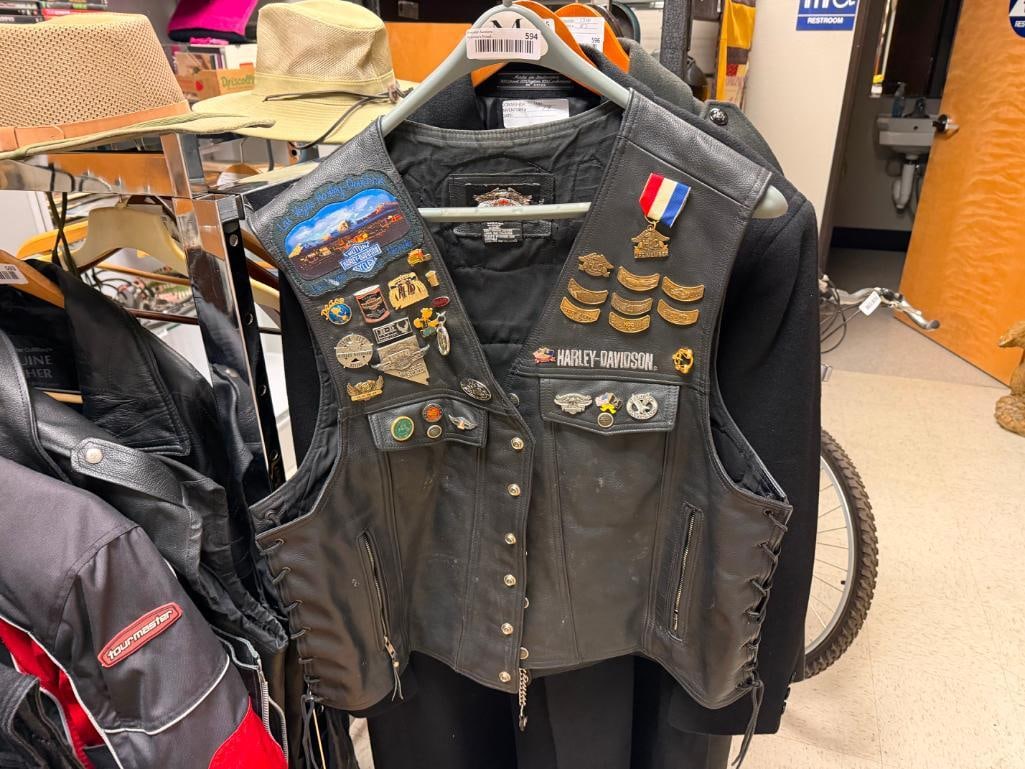 HARLEY-DAVIDSON MOTOCYCLES NEVADA THEMED LIFE MEMBER MOTORCYCLE JACKET - 2