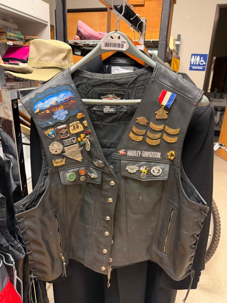 HARLEY-DAVIDSON MOTOCYCLES NEVADA THEMED LIFE MEMBER MOTORCYCLE JACKET - 3