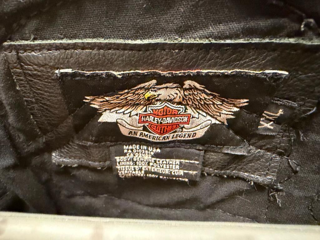 HARLEY-DAVIDSON MOTOCYCLES NEVADA THEMED LIFE MEMBER MOTORCYCLE JACKET - 4